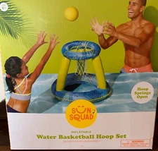 New! Sun Squad- Water Basketball Hoop Set for Pool