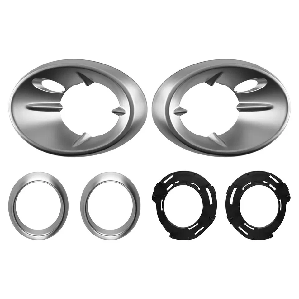 Parrillas de parachoques delanteras biseles de luces antiniebla izquierda y derecha para Mercedes-Benz GLA250 2018-2020 Foto 2 de 4