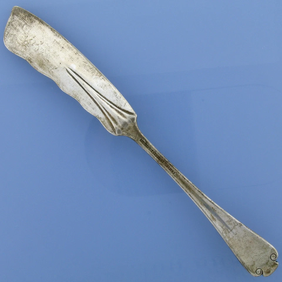 Cuchillo para servir Tiffany & Co. 1911 flamenco de plata de ley - 7 1/8" encurtido - M Foto 3 de 4