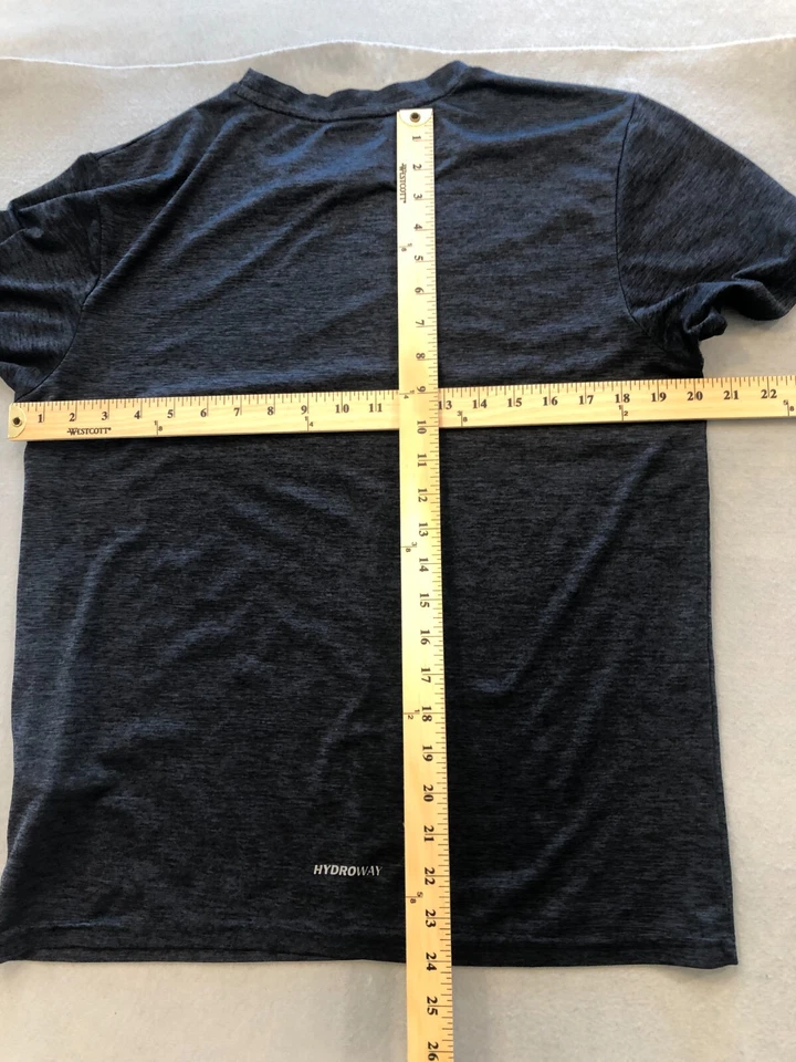 Camisa de entrenamiento Kappa para hombre grande gris jaspeado tejido ropa deportiva camiseta Foto 4 de 4