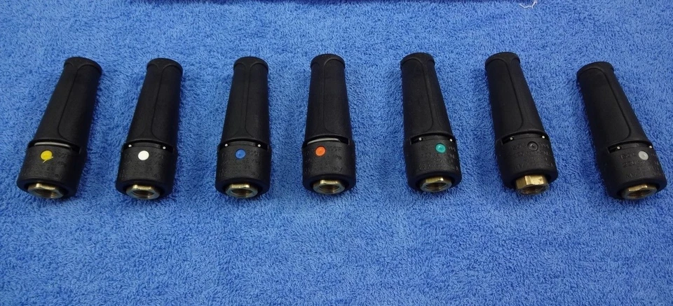 PRESSURE WASHER ADJUSTABLE VARIO NOZZLE JET 4 IN 1 HI/LO & 0 TO 60 DEG CHEMICAL