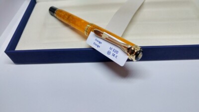 Pelikan M320 Orange fountain pen B Nib | eBay