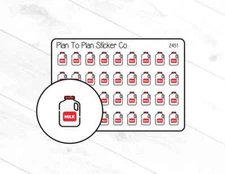 2451~~Milk Planner Stickers.