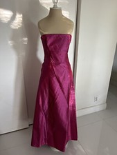 Prom Dress Size 5/6Strapless Bright Pink Sparkle