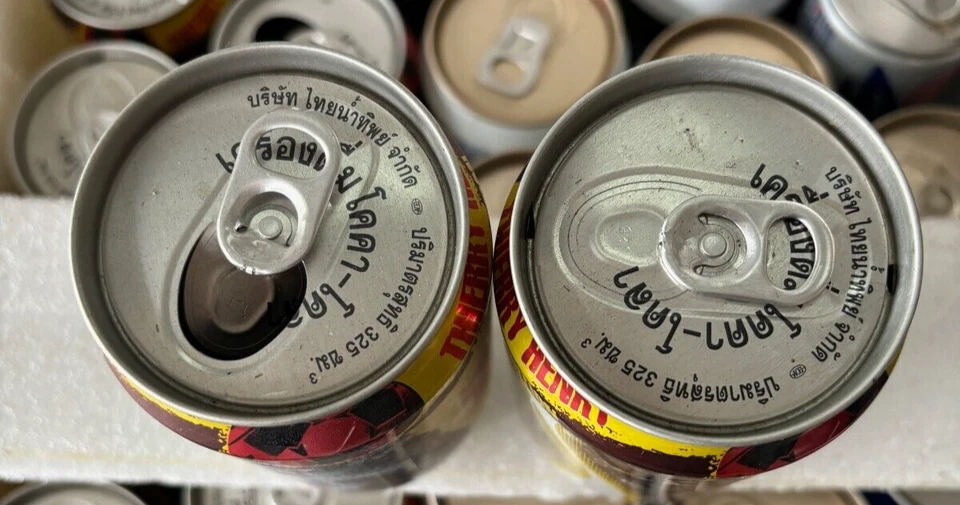 2x COKE Coca Cola Fútbol Euro 2004 Edición Limitada Lata de Oro de Tailandia Foto 4 de 4