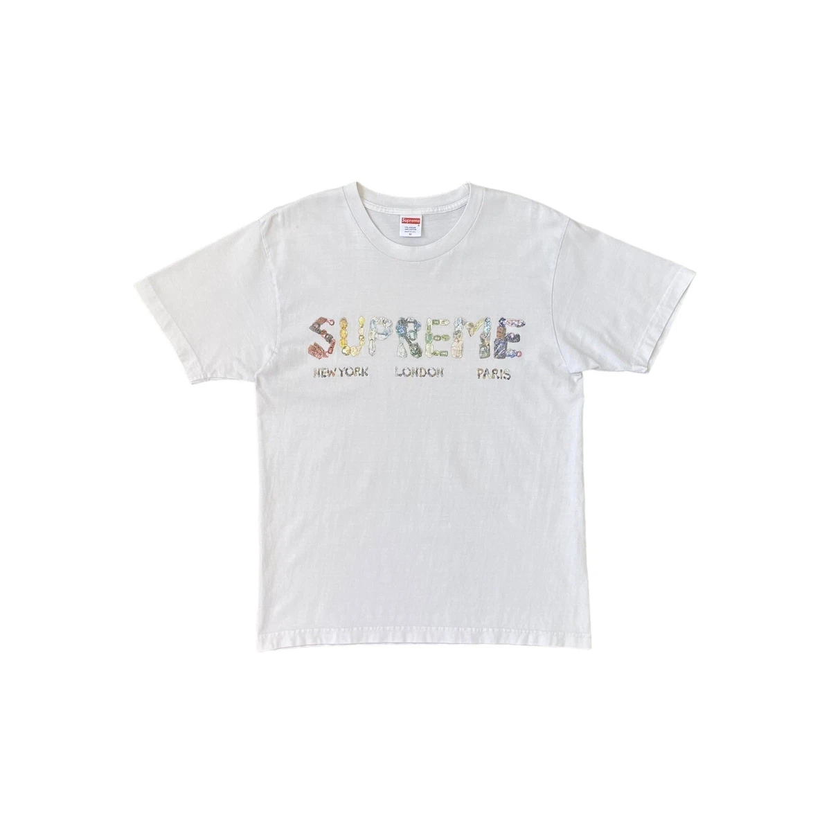 Supreme Rocks York Paris T-Shirt Size | eBay