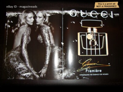GUCCI Fragrances 2-Page PRINT AD Fall 2013 BLAKE LIVELY