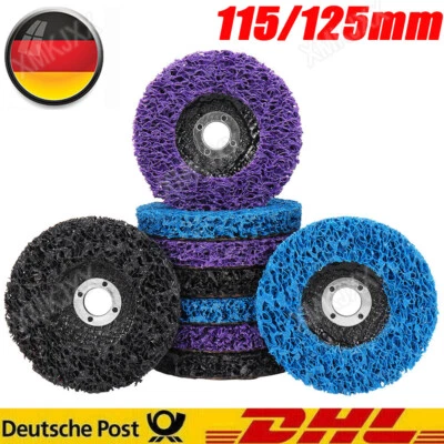 2-10Reinigungscheiben Schruppscheibe CSD Scheibe CBS Grobreinigungsscheibe 125mm - Bild 1 von 4