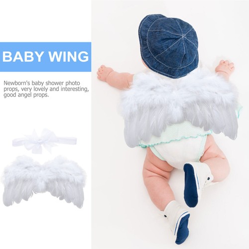 Angel Wings Set Child Baby Photo Prop Angels Costume for Kids - Bild 7 von 12