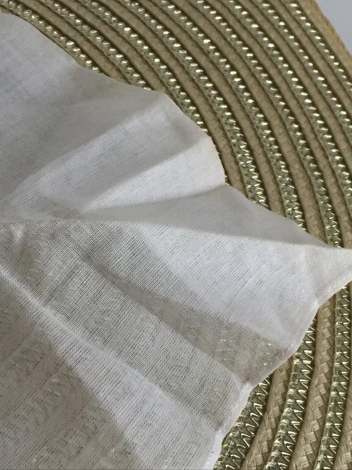 Pañuelo Vintage Bordado FELIZ CUMPLEAÑOS ROSA Algodón Etiqueta Suiza Foto 4 de 4