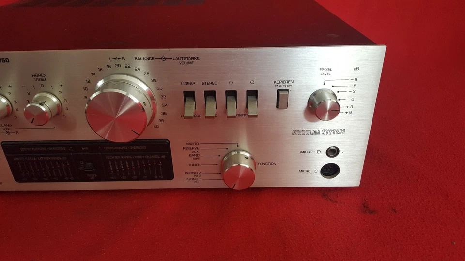 Telefunken TA 750 Verstärker Hi-Fi Klassiker - Bild 3 von 4