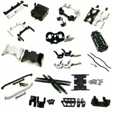 Aluminum Steering Servo Mount Skid Plate Bumper for Axial SCX10 1/10 RC Crawler