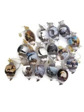 Vintage Bradford Exchange On Eagles Wings Lot Of 16 Porcelain Ornament