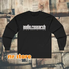 New AUDIO RESEARCH logo Long Sleeve Funny Size S to 5XL