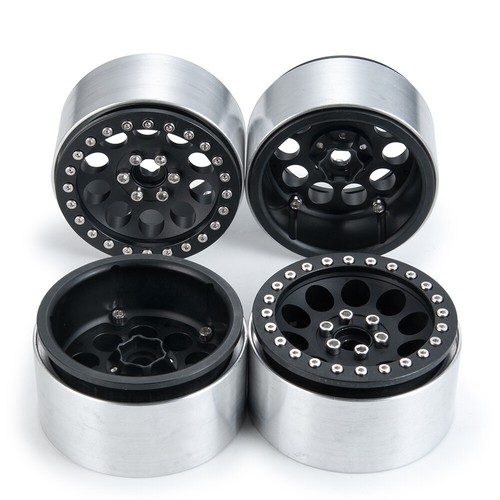 AXSPEED 4pz Cerchi in Metallo 2,2'' Beadlock per Wraith 90048 RR10 RC Crawler - Foto 11 di 22