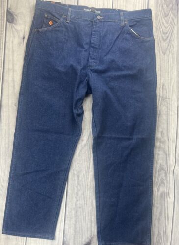 NWT Wrangler FR Men's Flame Resistant 31MWZ Original Denim Work Blue Jeans 42x30