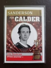 2022-23 Jake Sanderson For Calder Rookie Upper Deck Series 2 Hockey Ottawa...