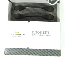 Threshold Knob Set of 6 Satin Nickel Finish