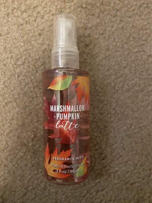 *NEW* 3oz Bath and Body Works travel mist, scent Marshmallow Pumpkin Latte