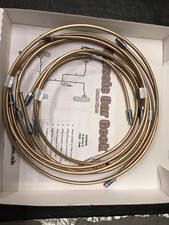 Morris 8 Series 1 and 2 1/4” Brake Pipe Set quality kunifer with Brass Nuts