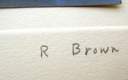 1940 Foto de gabinete, firmada y titulada por Richard Homer Brown, horizonte - Imagen 5 de 5