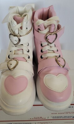 Lolita Bow Heart Love Hightop Women's Sneaker Shoes, Size 6 * (36 - China),  RARE | eBay