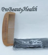 AMERICAN CREW THE KING of Men's Grooming Wooden Comb