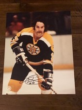 Bruins Derek Sanderson Autographed 8x10 Pose 3