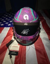 2025 Alex Bowman Signed Ally Hendrick Chevy Full Size NASCAR Helmet COA NEW