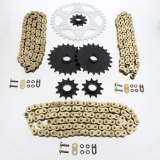 1997 Polaris Magnum 425 4x4 Gold O Ring Chains & Complete Sprocket Set