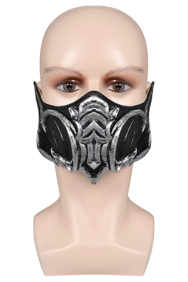 Sub-Zero Blue Outfit Mask Cosplay Costume Men's Halloween Carnival Party Suit - Image 4 of 4