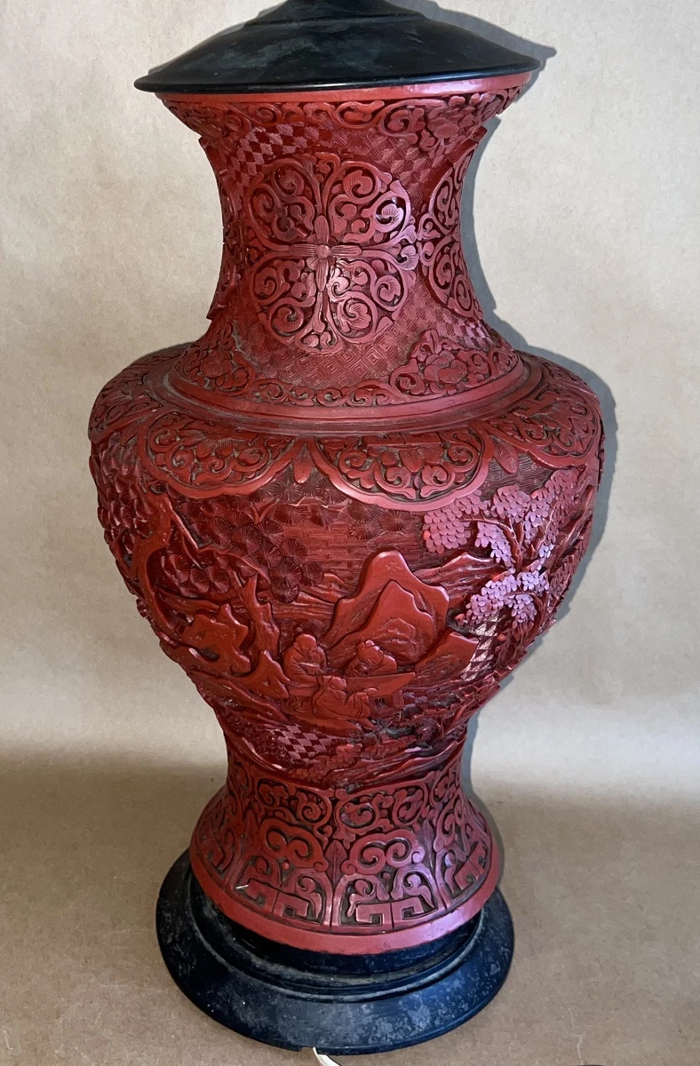 红色1850-1899 中国古董花瓶| eBay