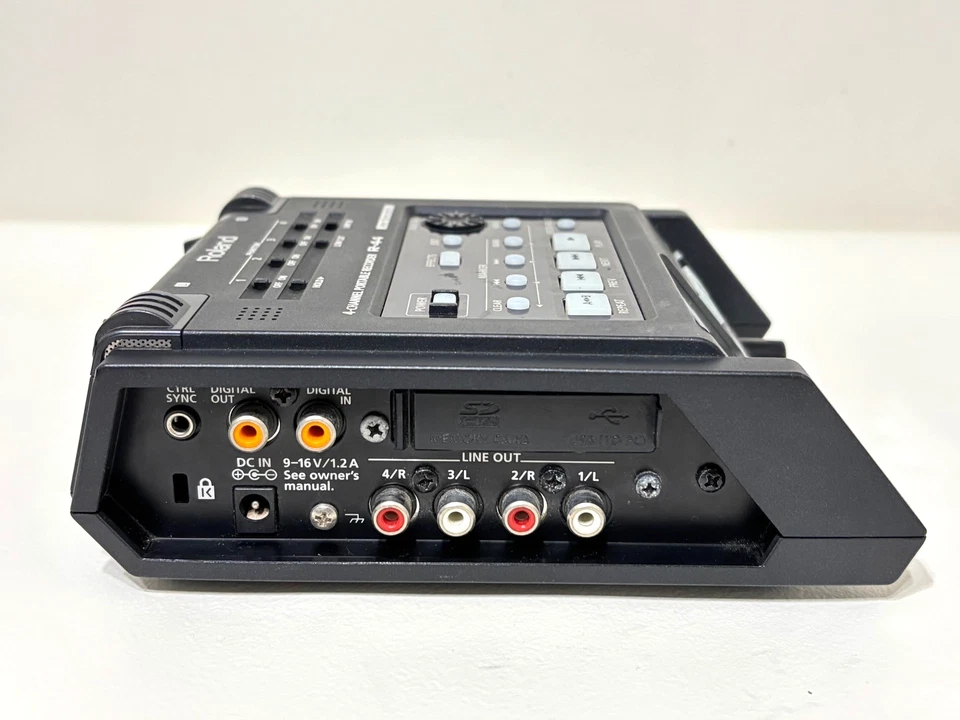Roland R-44E Solid State 4 Channel Portable Field Recorder With Case From Japan - Image 4 of 4