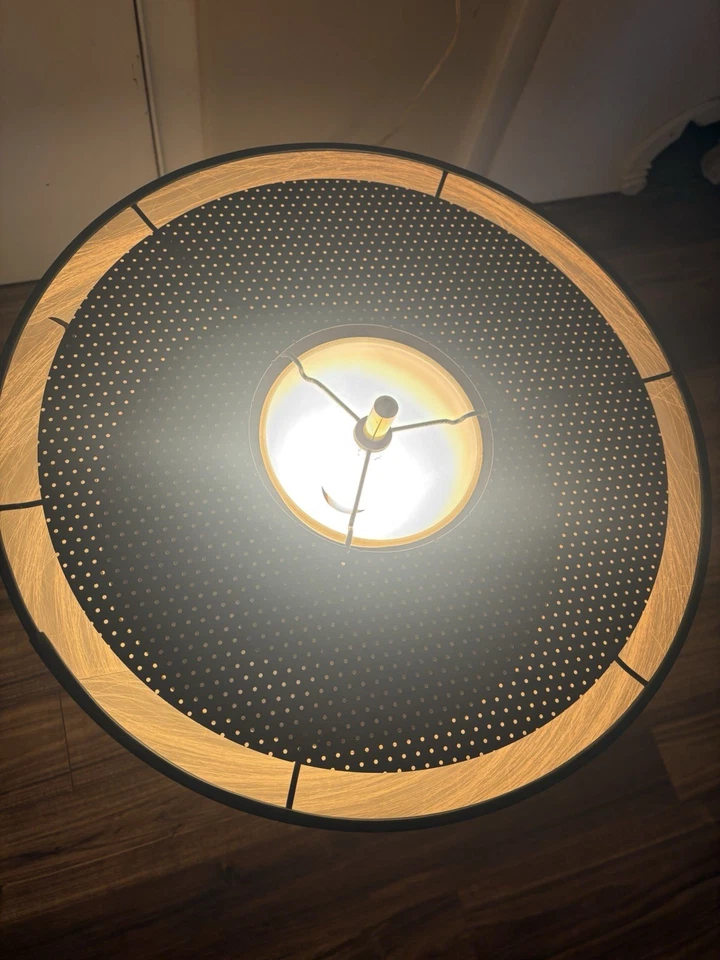 Rembrandt Gazelle Antelope Table Lamp VTG MCM Orig Fiberglass Shade 29" WORKS - Image 4 of 4