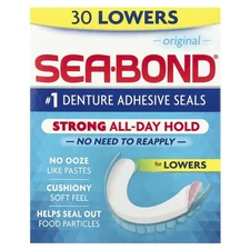 Denture Adhesive Seals, Original, 30 Lowers