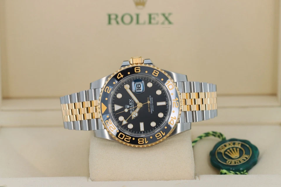 Rolex GMT-Master II Zombie, esfera negra - oro amarillo y acero Jubilee, 126713GRNR Foto 4 de 4