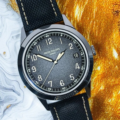 Patek Philippe Calatrava 5226G 18K White Gold Charcoal Black Gradient Dial 40mm