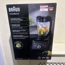 Braun JB9040 BK Blender TriForce Powerblend 9 Smoothie Maker 1600W Black