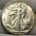 1942 D Walking Liberty Half Dollar - 90% Silver - Choice Unc BU - WL-42BH11