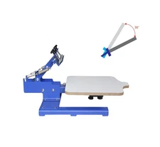Single Color Inclinable Screen Printing Machine Desktop 1 Color T-shirt Printer