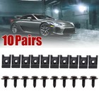 <!--F#f_0-->Sturdy U type Clip With Screw for Car Bumper Fender Trim Panel (10 Sets)<!--F/-->