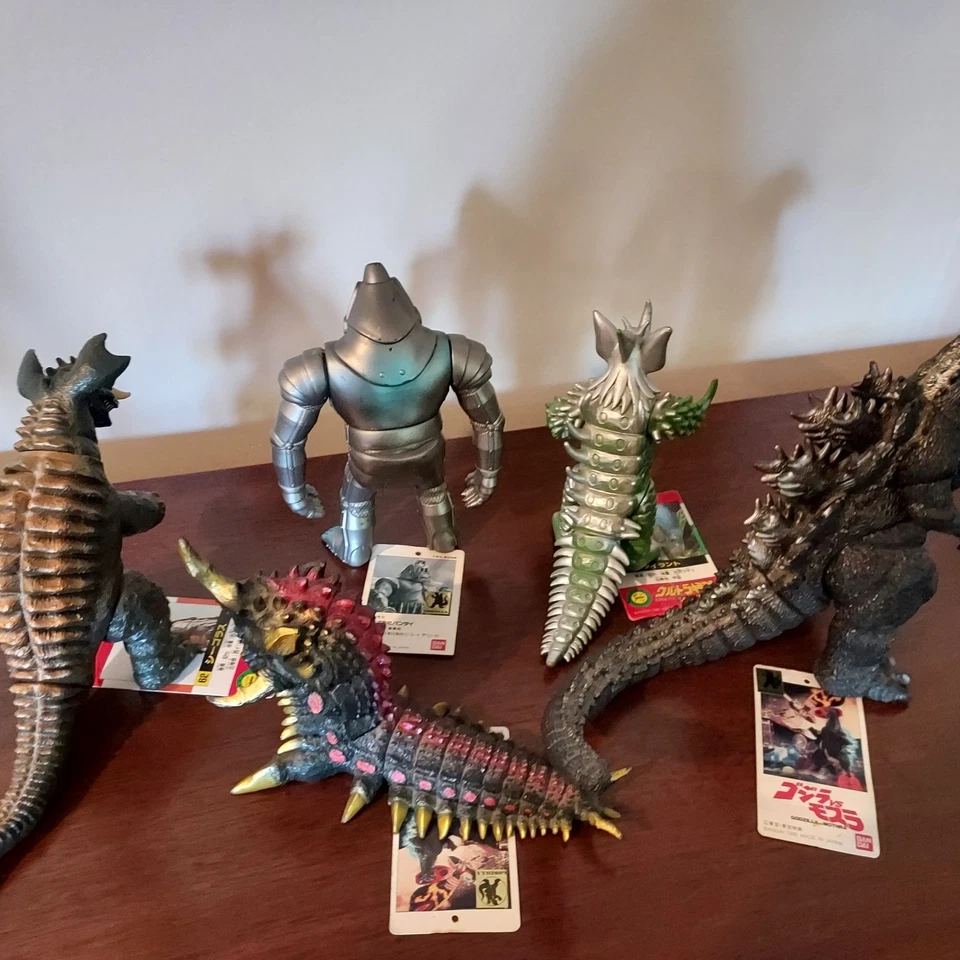 5 figuras de vinilo BANDAI de colección con tarjetas Org MFG JAPÓN 1991 y 1992. Figuras perfectas Foto 2 de 4
