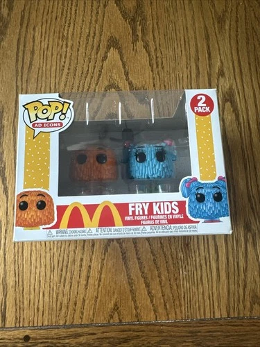 Funko Pop! Vinyl: Ad Icons - McDonald's - Fry Guys (Orange & Blue) - 2 Pack New!