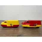 Vintage 1950s Marx Wind Up Plastic Truck Toy Collectible