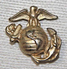 ORIGINAL WWII HOME FRONT SWEETHEART USMC EAGLE GLOBE AND ANCHOR PIN
