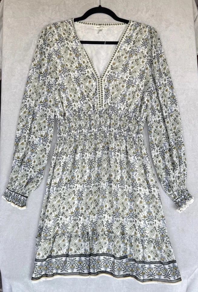 Vestido Max Studio Mujer Grande Colorido Geométrico Floral Cintura Ajustada Femenino Foto 3 de 4