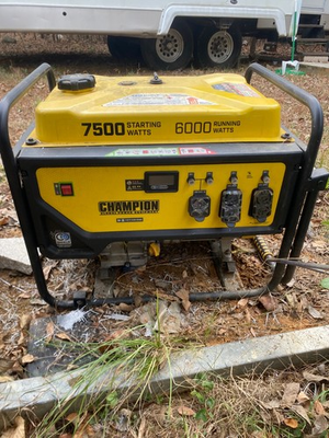 #ad Champion Power Equipment 7500 Watt Generator 100813 $525.00