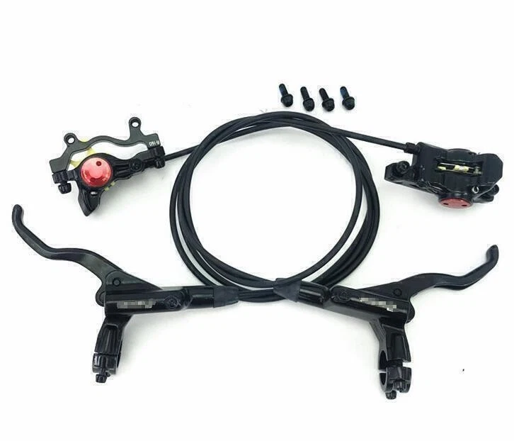 Black Front/Rear Hydraulic Brake Disc Brake Bicycle MTB For Zoom - Image 2 of 4