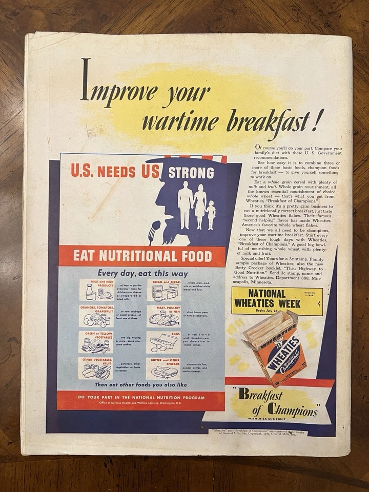 The Saturday Evening Post June August 1942 Full Magazine 2 Issues Foto 3 de 4