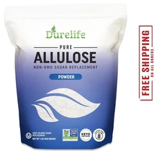 Durelife Allulose sweetener 100% Pure Powdered Sugar Substitute 1 lb